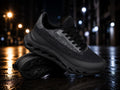Tenis deportivos de malla negro para hombre